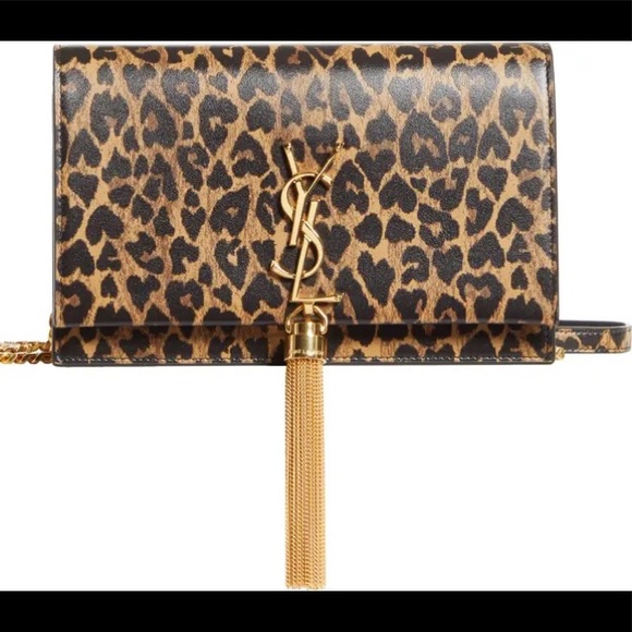 NEW YSL LEOPARD CROSSBODY - Picture 1 of 4